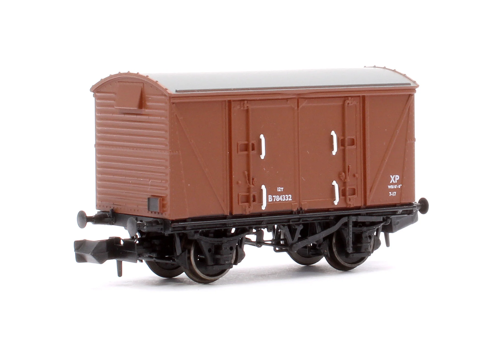 S2301-01 Set of 3 BR 12T Vanwide Ventilated Vans, BR Bauxite (Early) - Image 7
