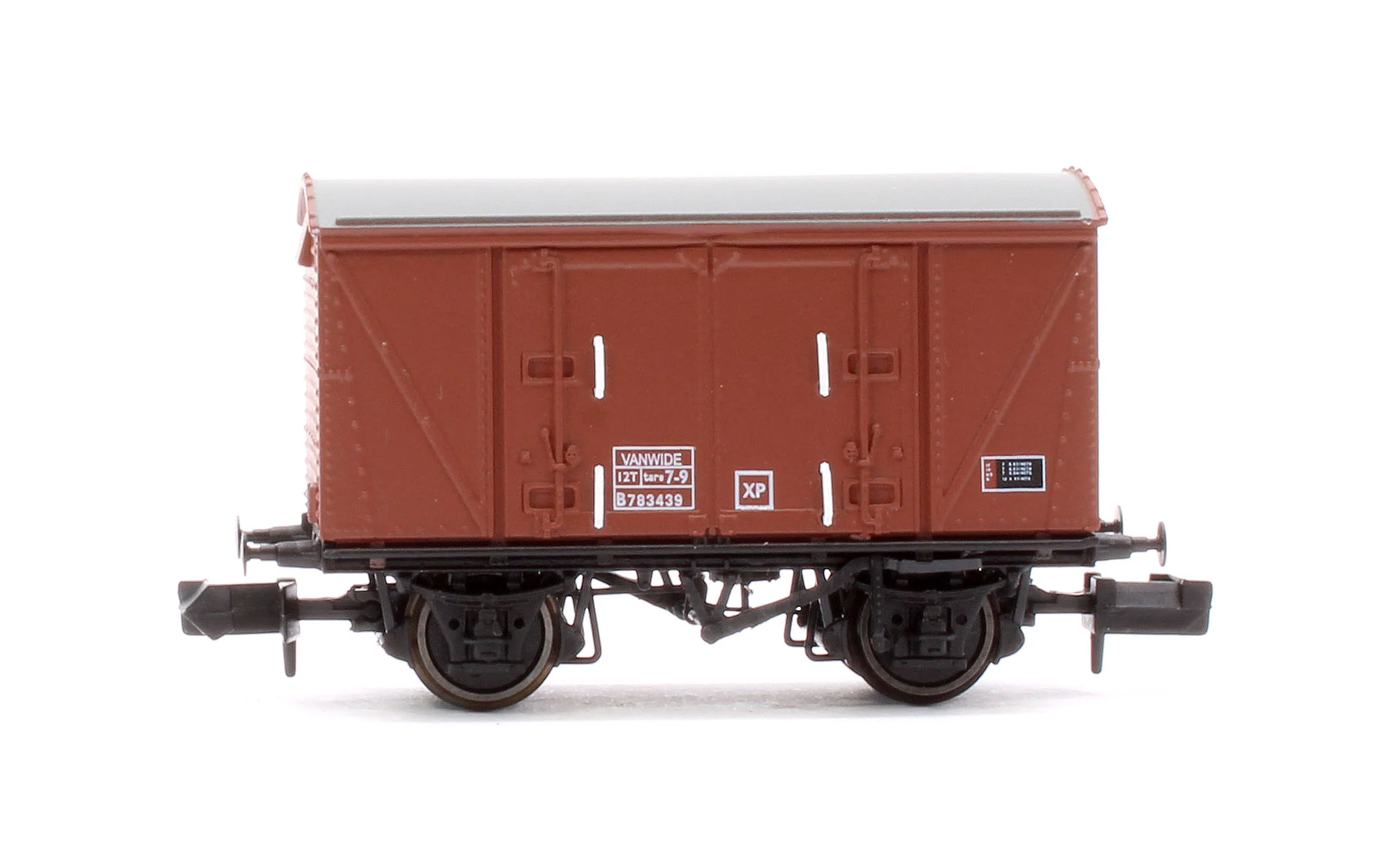 S2301-03 Set of 3 BR 12T Vanwide Ventilated Vans, BR Bauxite (Late) - Image 6