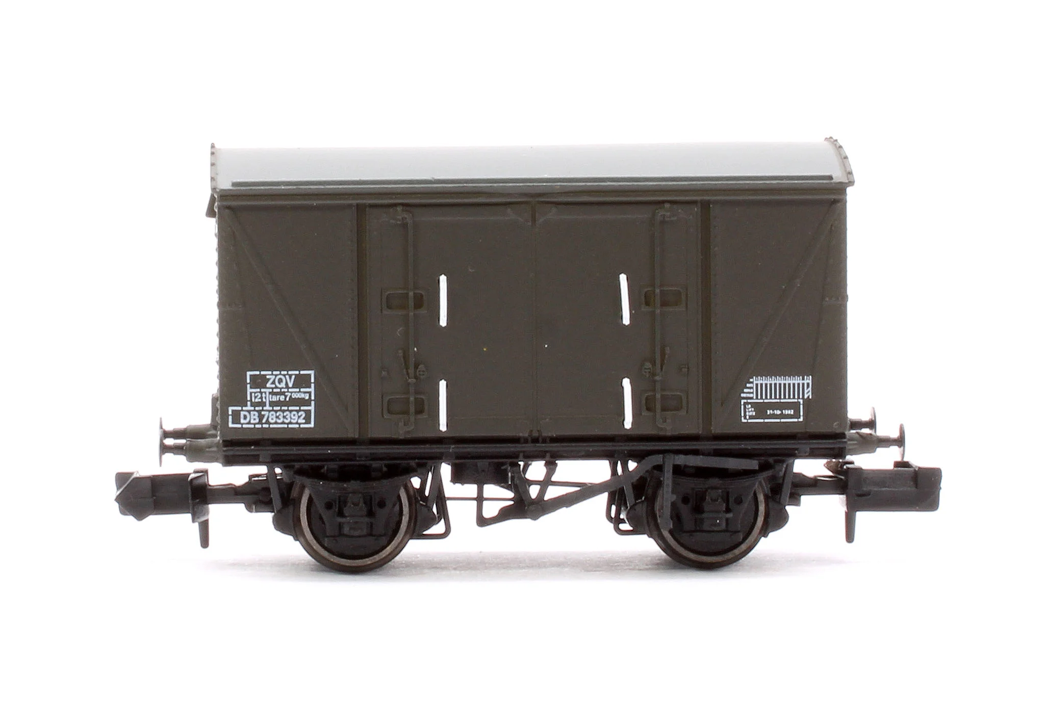 S2301-07 Set of 3 BR 12T Vanwide Ventilated Vans, BR Departmental Olive Green VQV - Image 6
