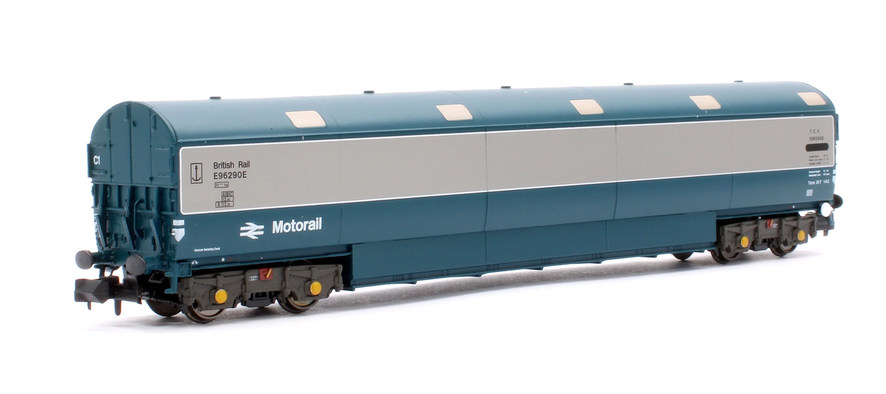 S2303-04 Newton Chambers Car Transporter BR Motorail BR Blue/Grey TCV E96290/297/298E - Pack 1 - Image 4