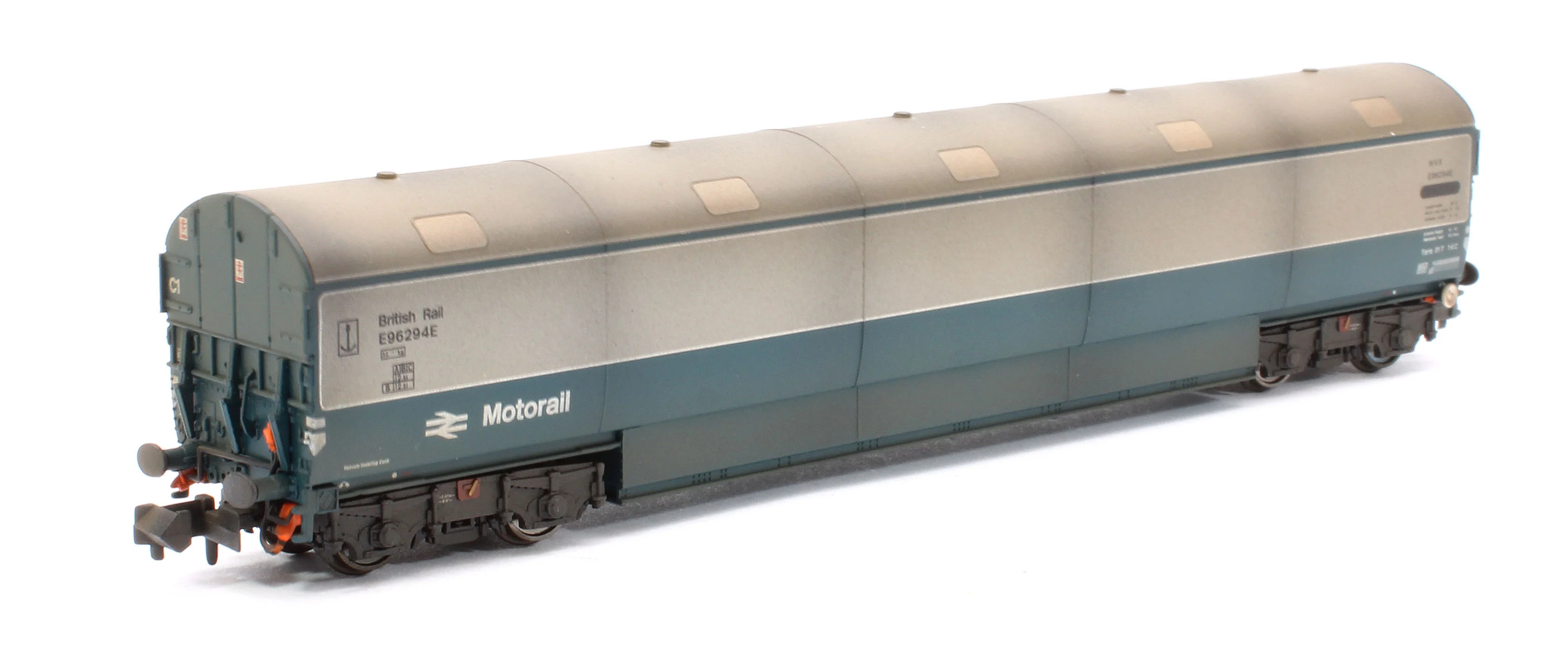 S2303-05 Custom Weathered Newton Chambers Car Transporter BR Motorail BR Blue/Grey NVX E96291/294/299E - Pack 2 - Image 4