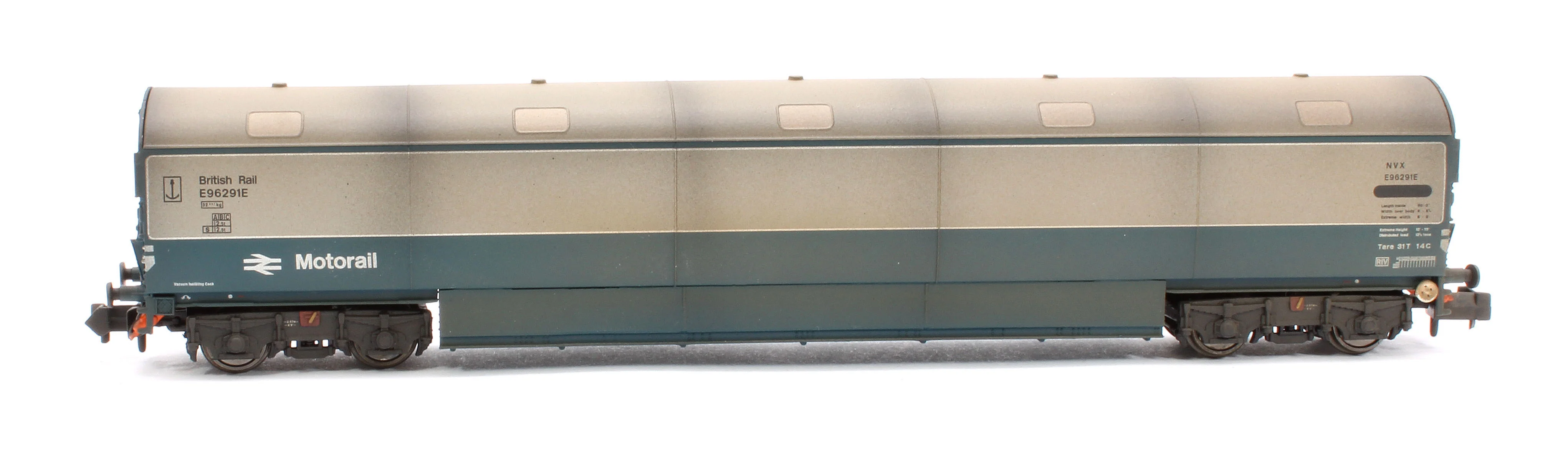 S2303-05 Custom Weathered Newton Chambers Car Transporter BR Motorail BR Blue/Grey NVX E96291/294/299E - Pack 2 - Image 7