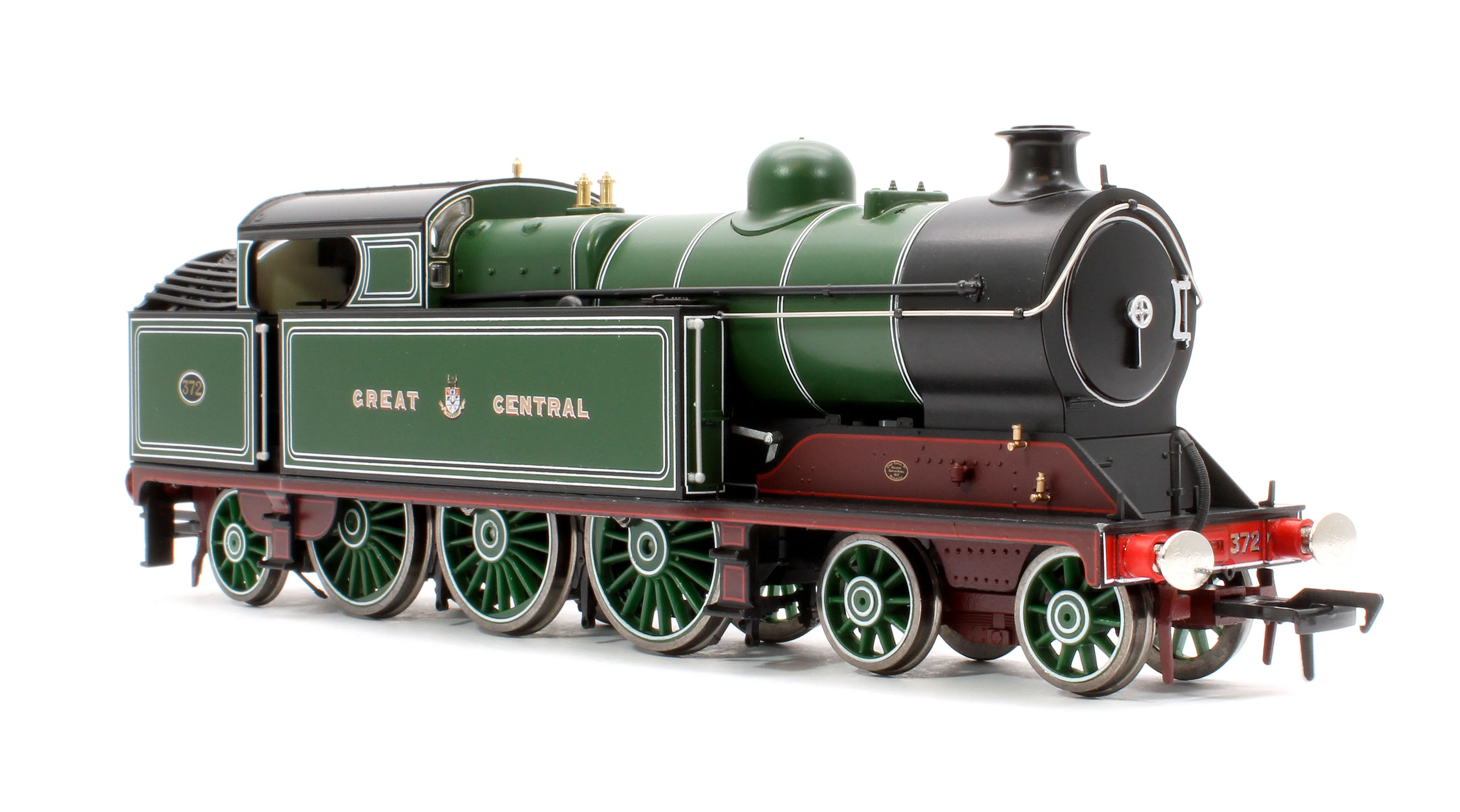 S4101-01A Robinson A5 (GCR Class 9N) 4-6-2 GCR Great Central Green No.372 Steam Tank Locomotive - Image 4