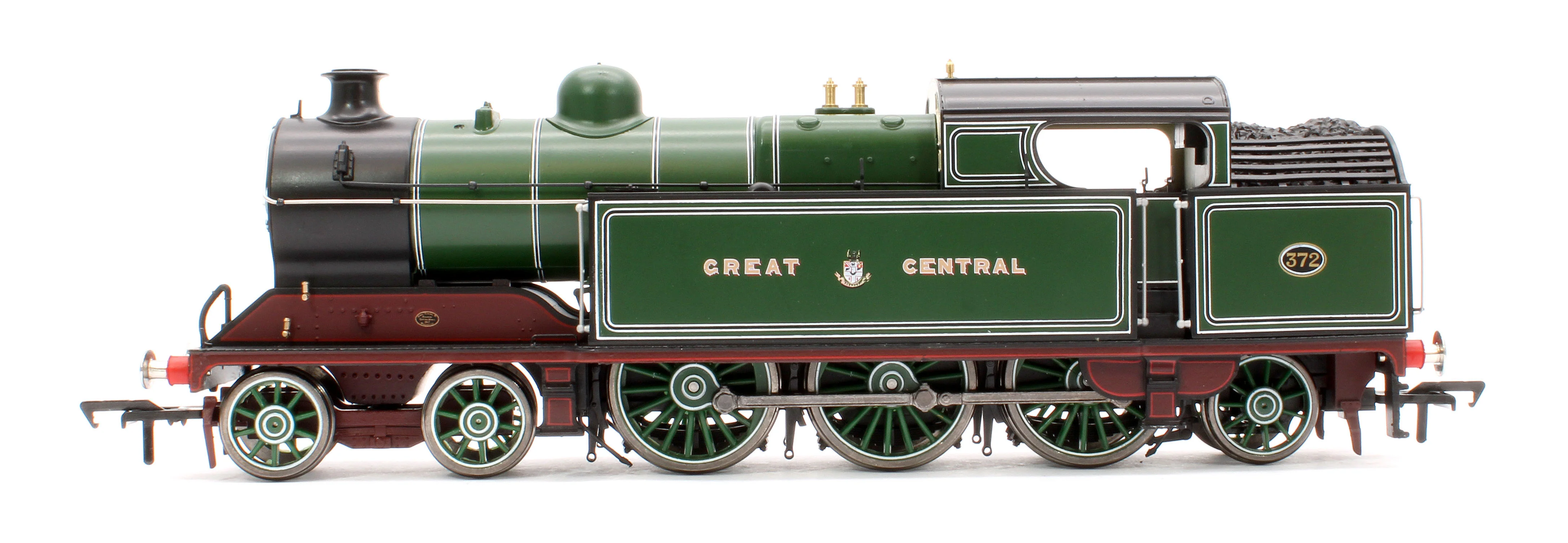 S4101-01A Robinson A5 (GCR Class 9N) 4-6-2 GCR Great Central Green No.372 Steam Tank Locomotive - Image 5
