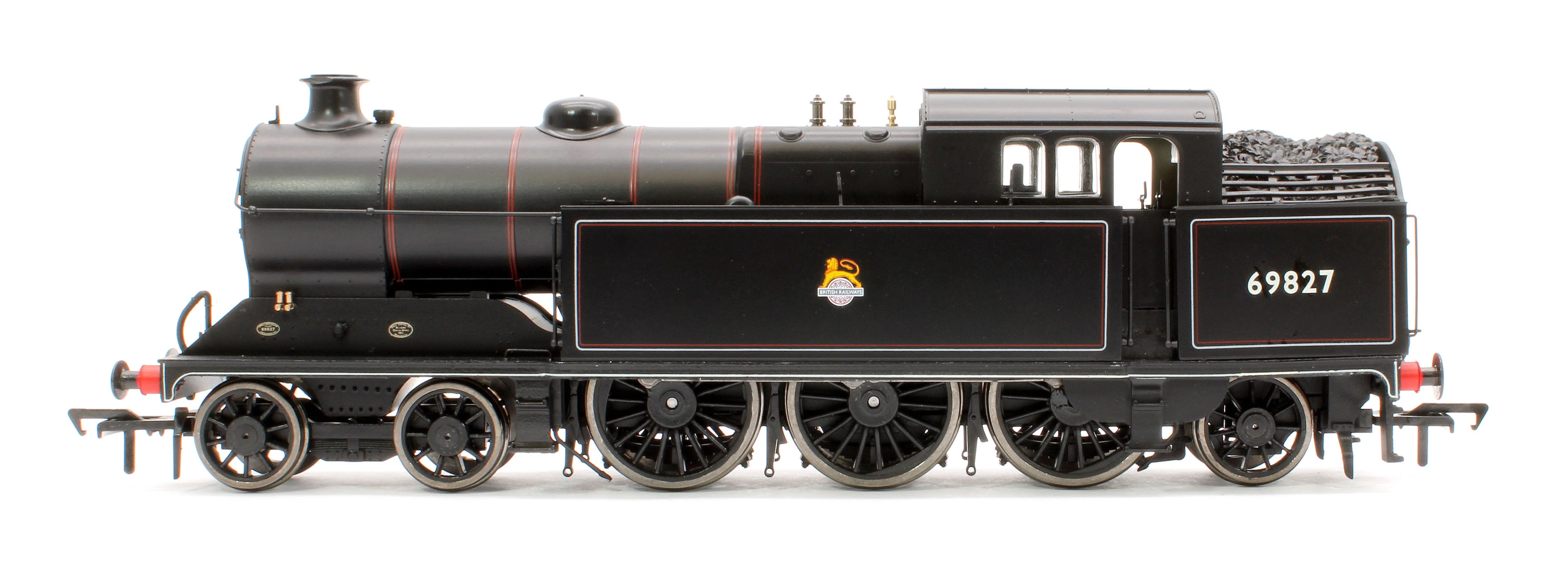 S4101-07A Robinson A5 (GCR Class 9N) 4-6-2 BR Black (Early Emblem) No.69827 Steam Tank Locomotive - Image 5