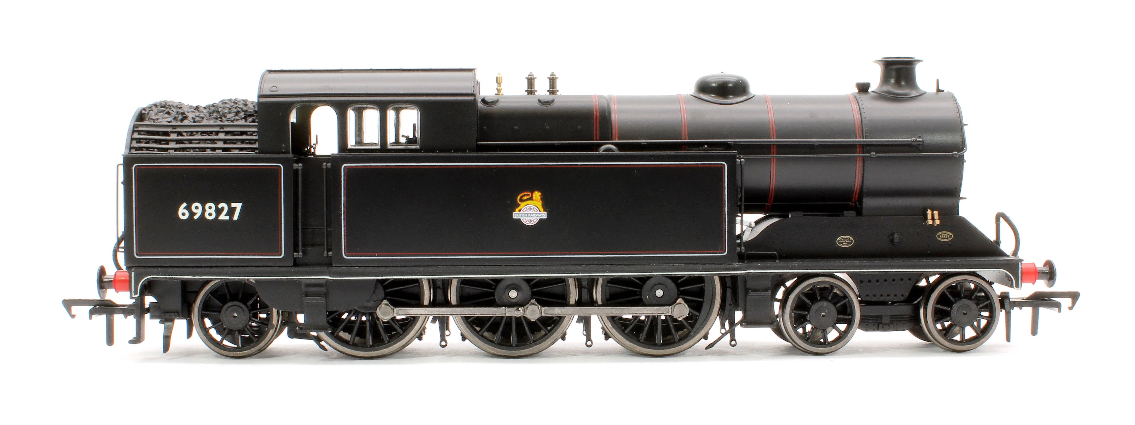 S4101-07A Robinson A5 (GCR Class 9N) 4-6-2 BR Black (Early Emblem) No.69827 Steam Tank Locomotive - Image 6