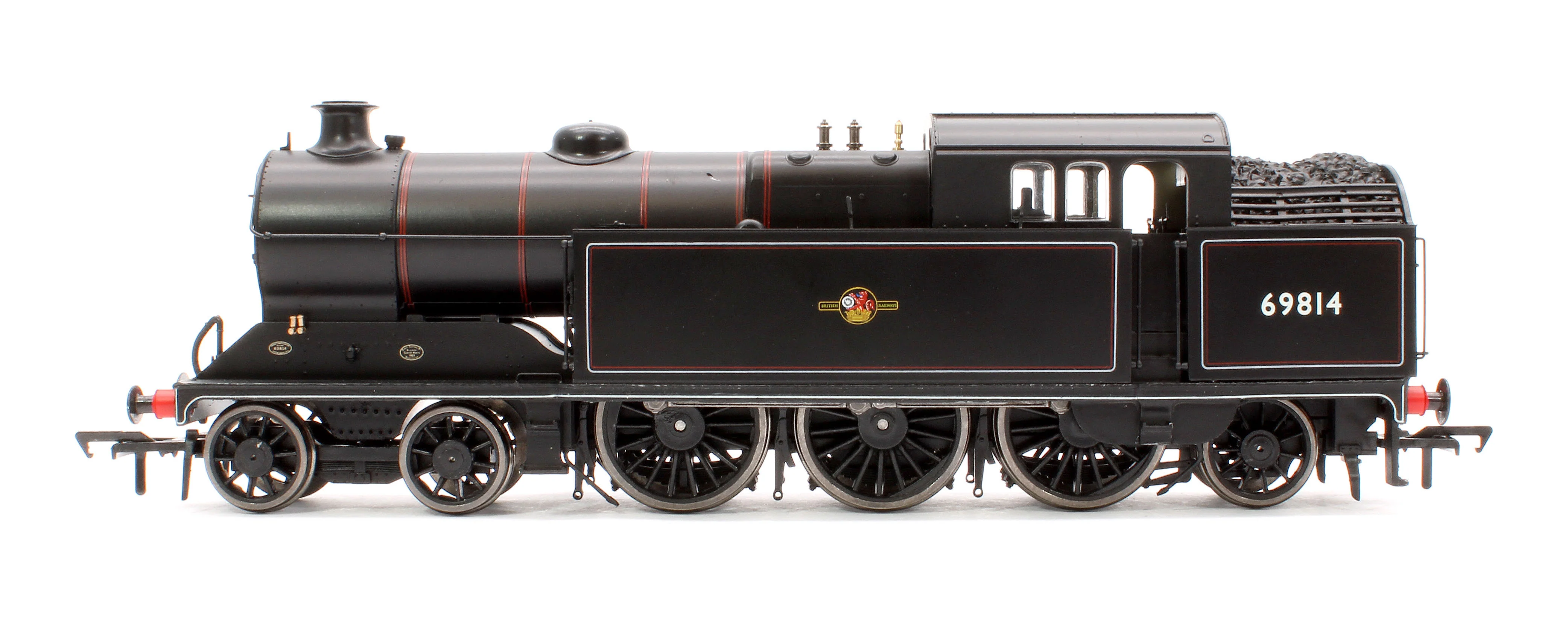 S4101-08A Robinson A5 (GCR Class 9N) 4-6-2 BR Black (Late Crest) No.69814 Steam Tank Locomotive - Image 5