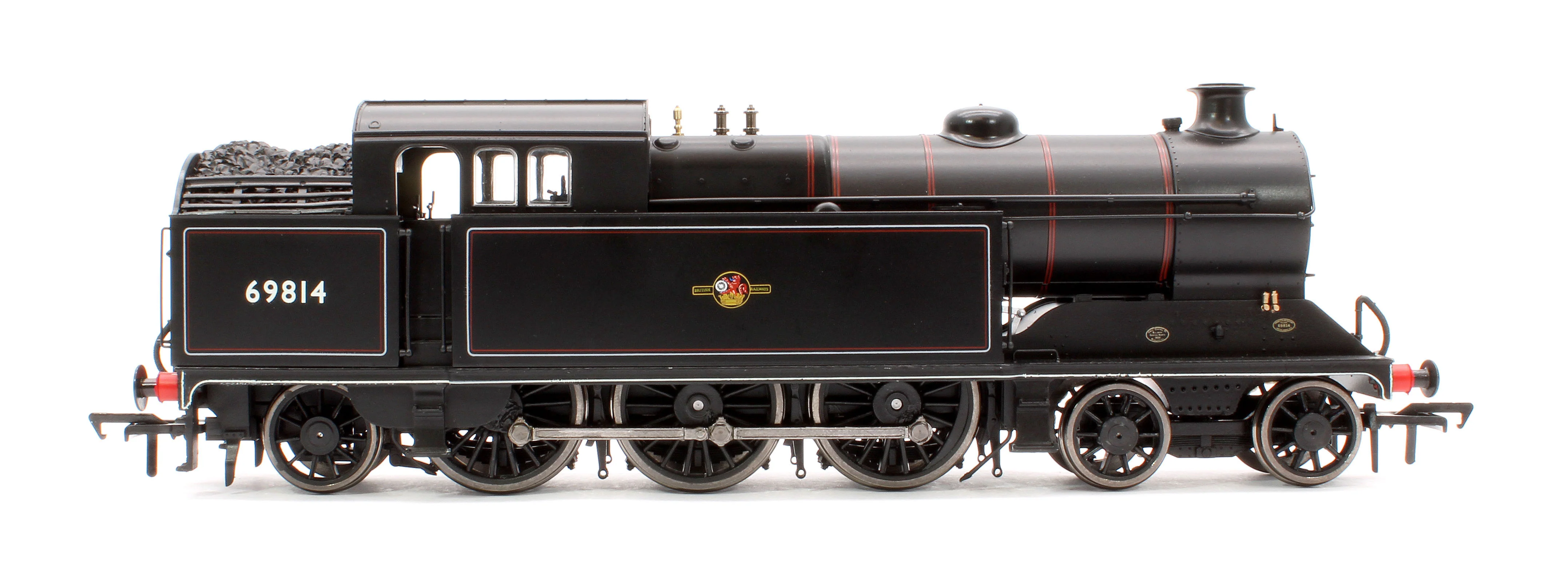 S4101-08A Robinson A5 (GCR Class 9N) 4-6-2 BR Black (Late Crest) No.69814 Steam Tank Locomotive - Image 8