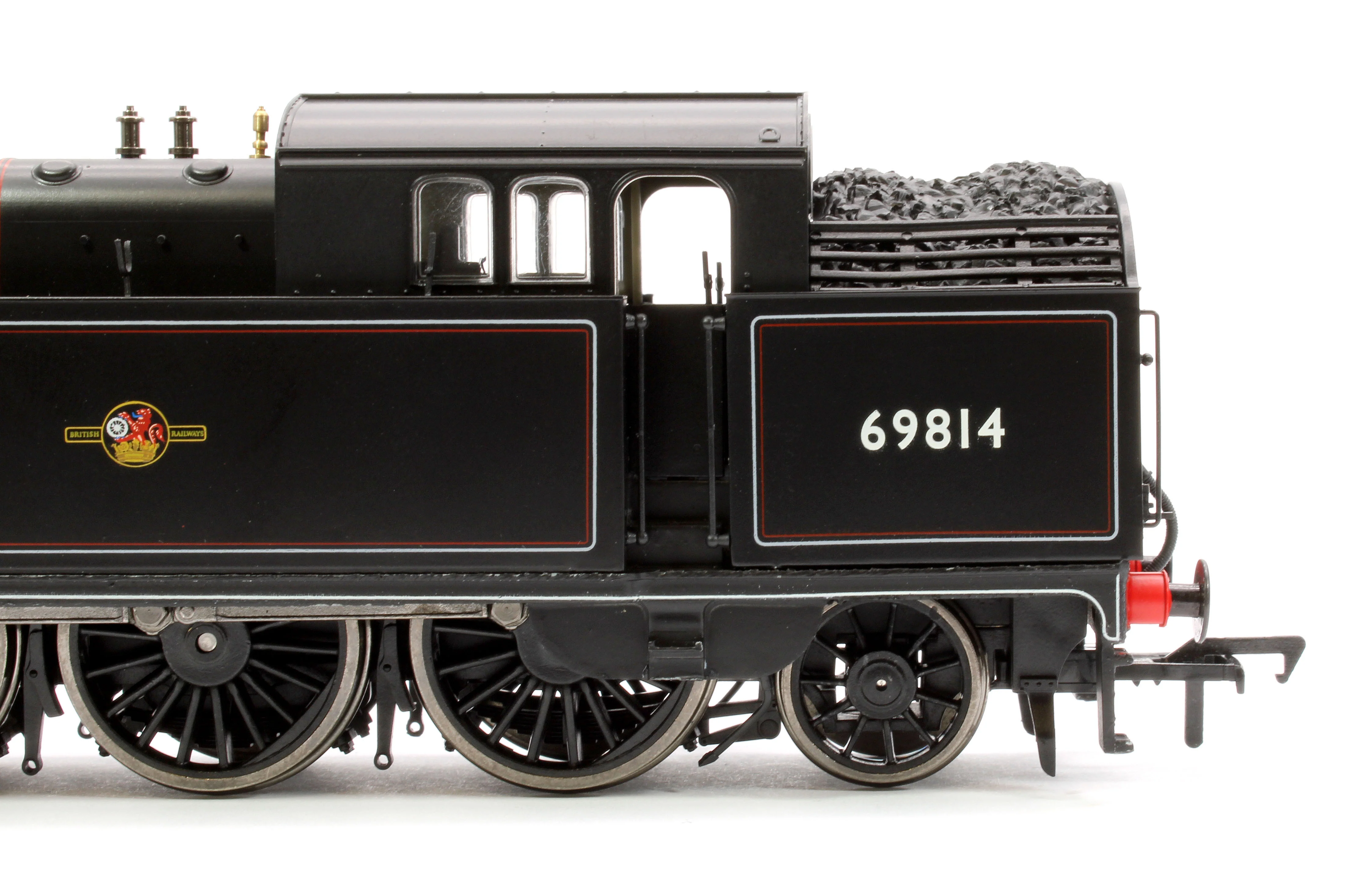 S4101-08A Robinson A5 (GCR Class 9N) 4-6-2 BR Black (Late Crest) No.69814 Steam Tank Locomotive - Image 9