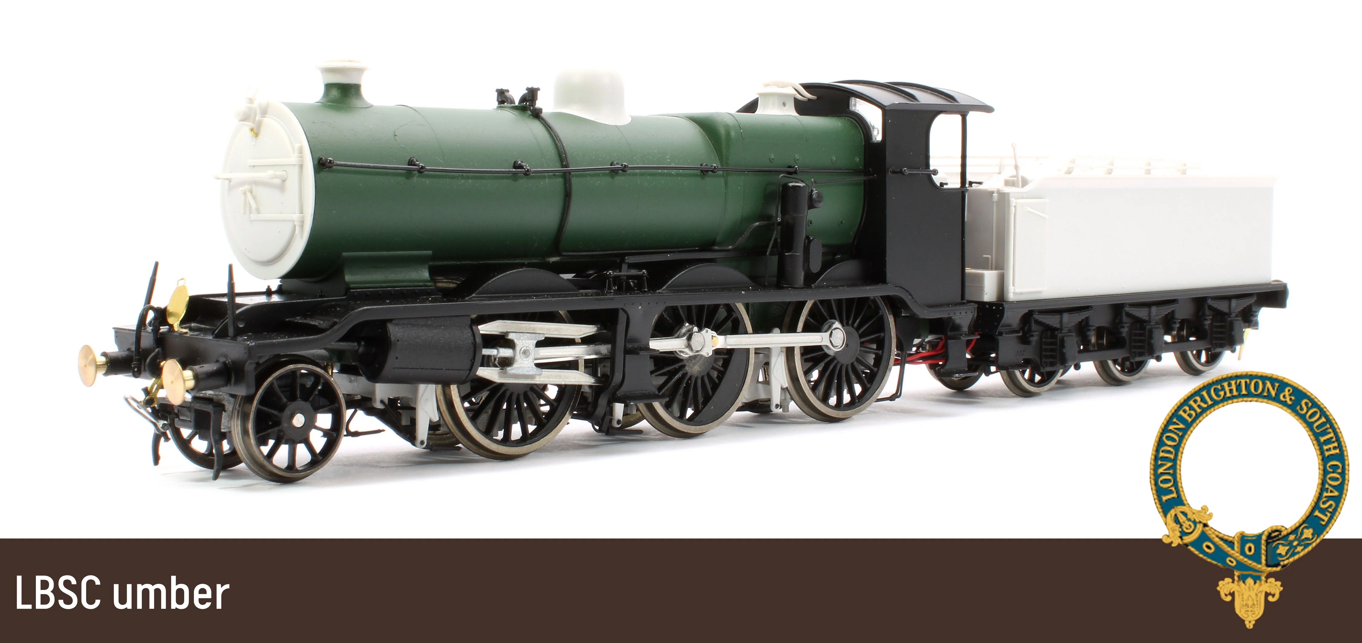 S4102-02 LB&SCR K Class 2-6-0 LBSC Umber Brown No.342 Steam Locomotive - Image 3