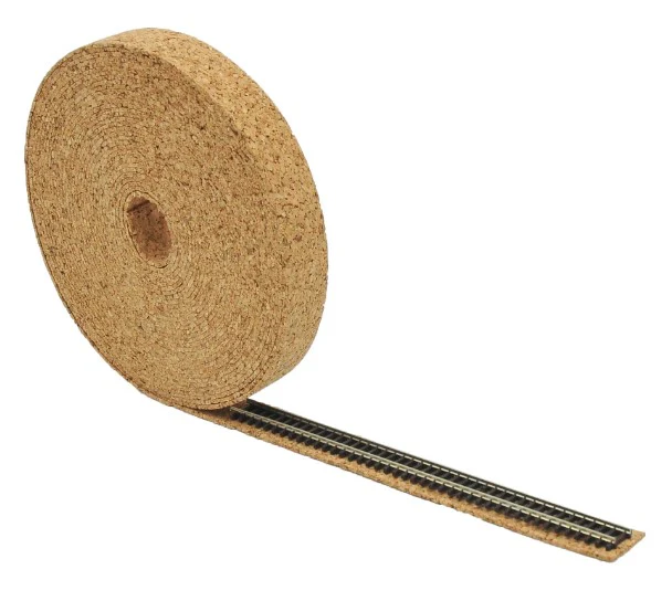 SPD-0020 OO Gauge - Model Railway Cork Track Underlay Roll 10 Meter Long - 3mm Thick