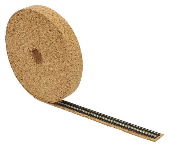 SPD-0095 OO Gauge - Model Railway Cork Track Underlay 10 Meter Long - 4mm Thick