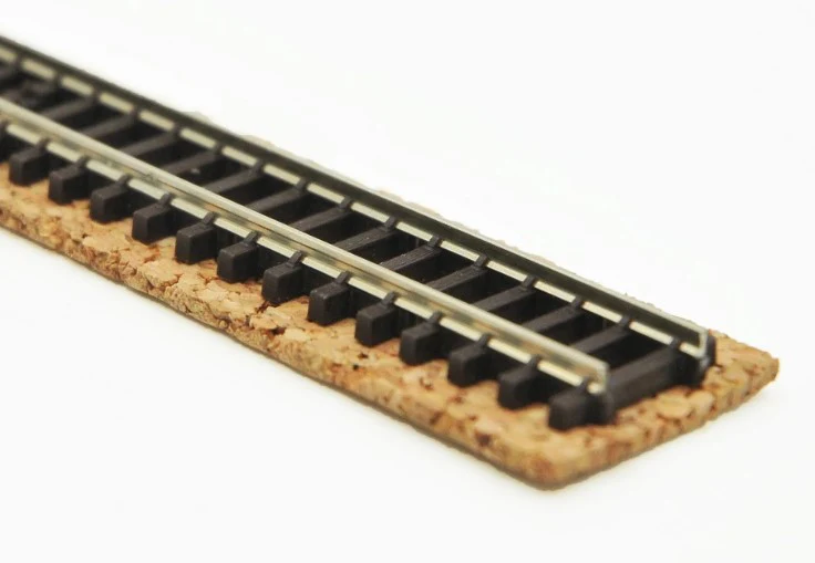 SPD-0095 OO Gauge - Model Railway Cork Track Underlay 10 Meter Long - 4mm Thick - Image 2