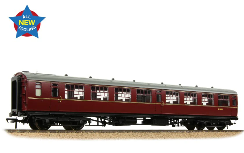 34-827A SR Bulleid Second Open 15" Vents BR Maroon No.Sc1500S