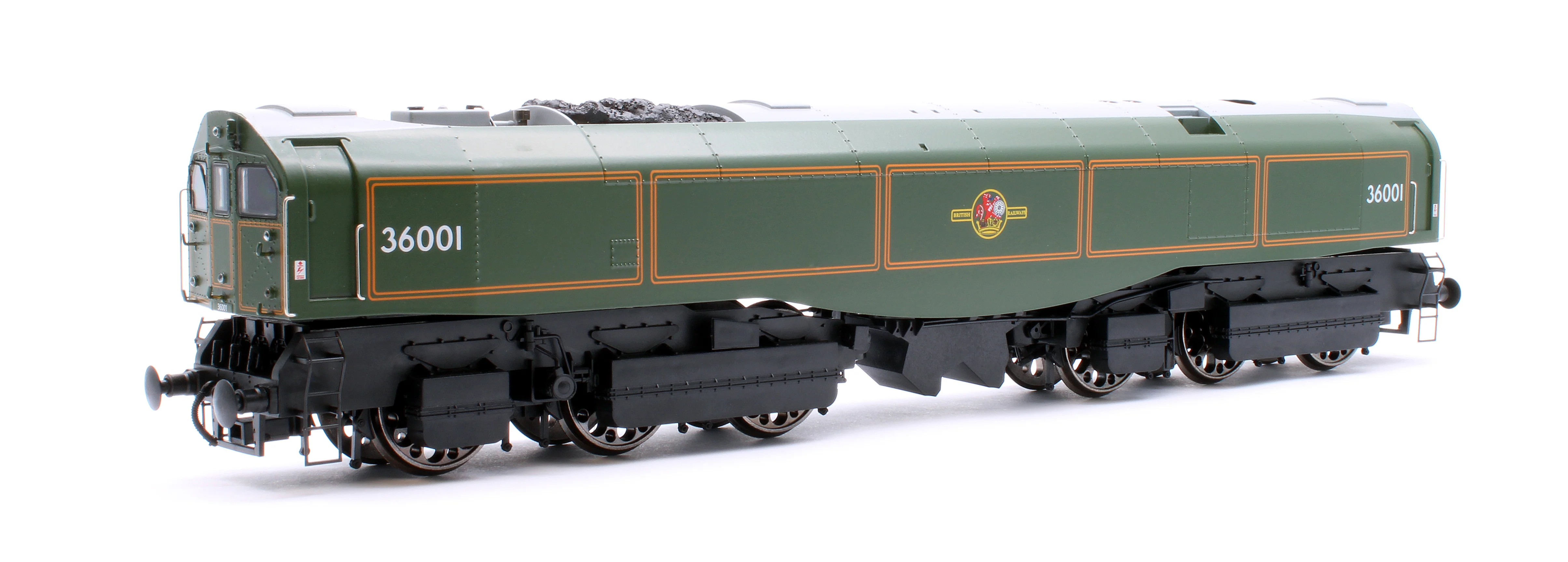 LEAD-OO-S-GREEN SR Bulleid "The Leader" BR Green (Late Crest) 0-6-6-0 Articulated Steam Locomotive - DCC Sound - Image 3