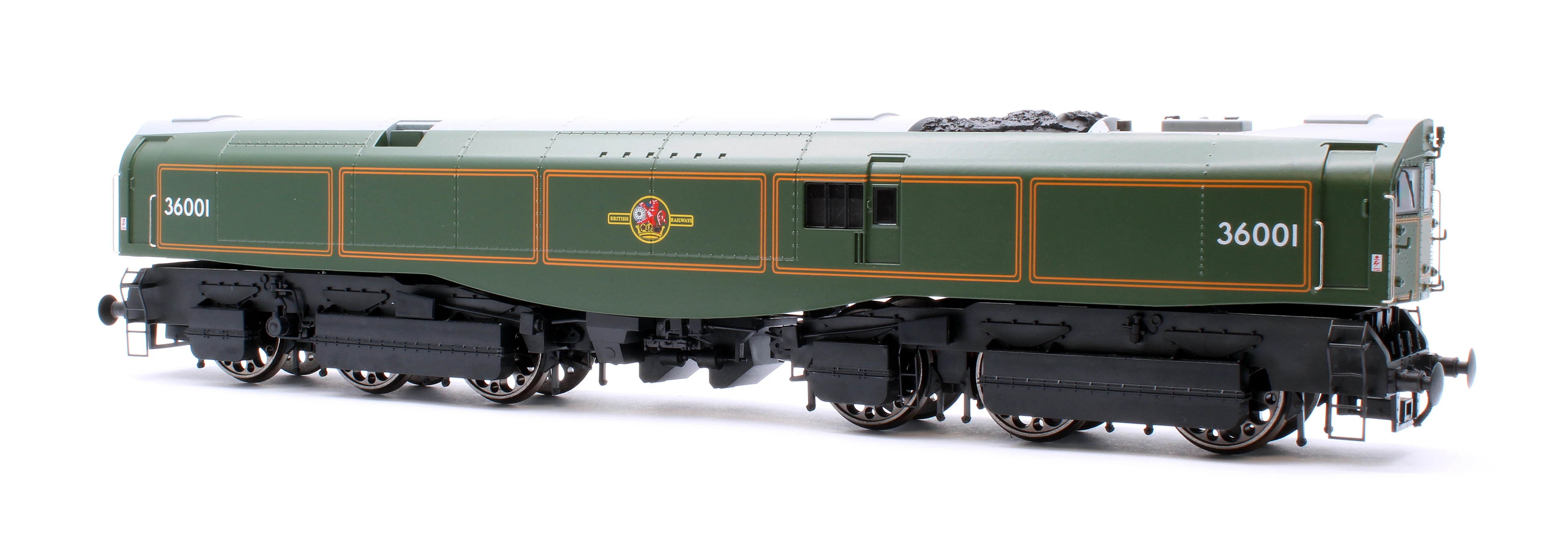 LEAD-OO-S-GREEN SR Bulleid "The Leader" BR Green (Late Crest) 0-6-6-0 Articulated Steam Locomotive - DCC Sound - Image 4