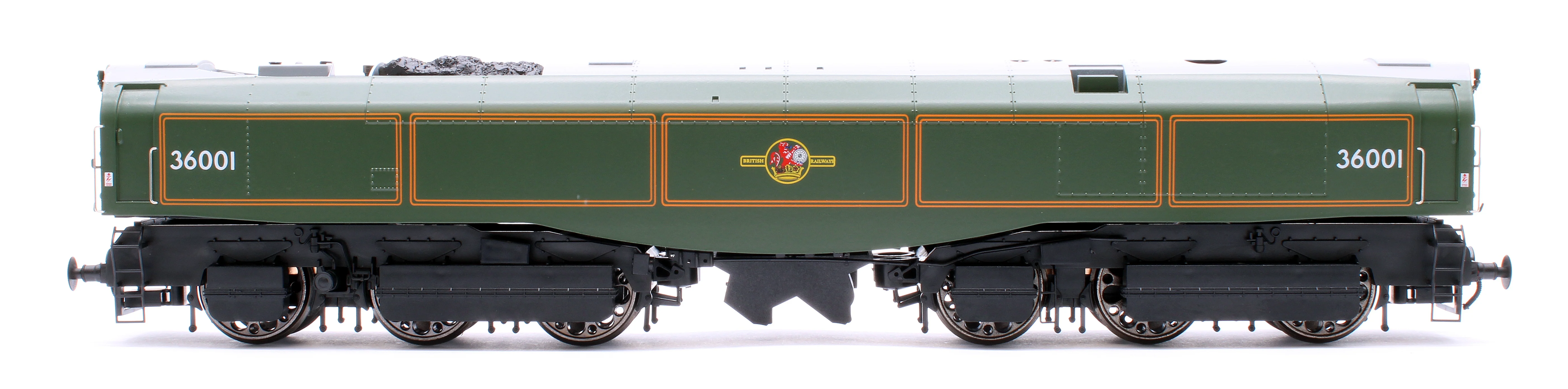 LEAD-OO-S-GREEN SR Bulleid "The Leader" BR Green (Late Crest) 0-6-6-0 Articulated Steam Locomotive - DCC Sound - Image 6