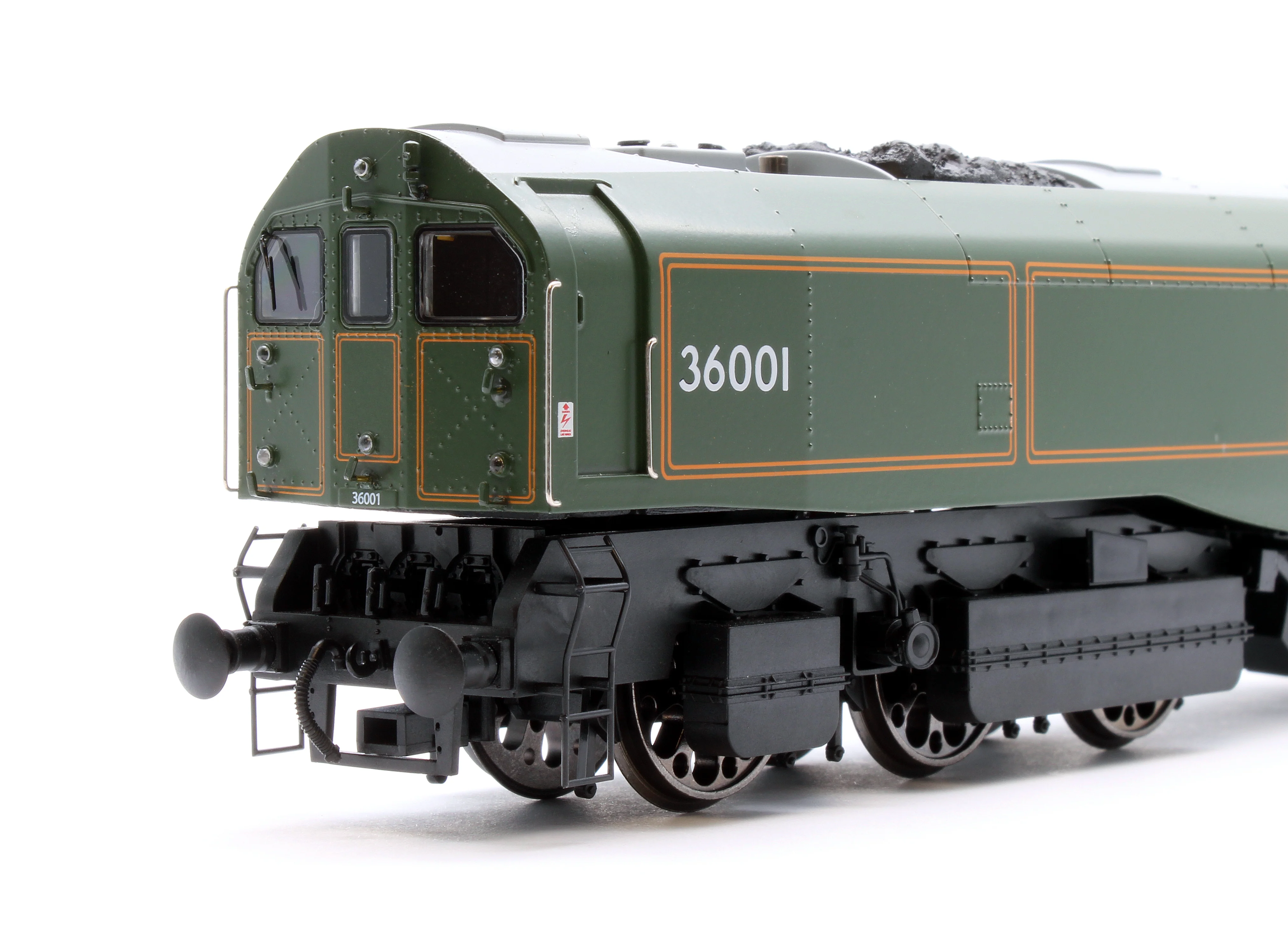 LEAD-OO-S-GREEN SR Bulleid "The Leader" BR Green (Late Crest) 0-6-6-0 Articulated Steam Locomotive - DCC Sound - Image 8