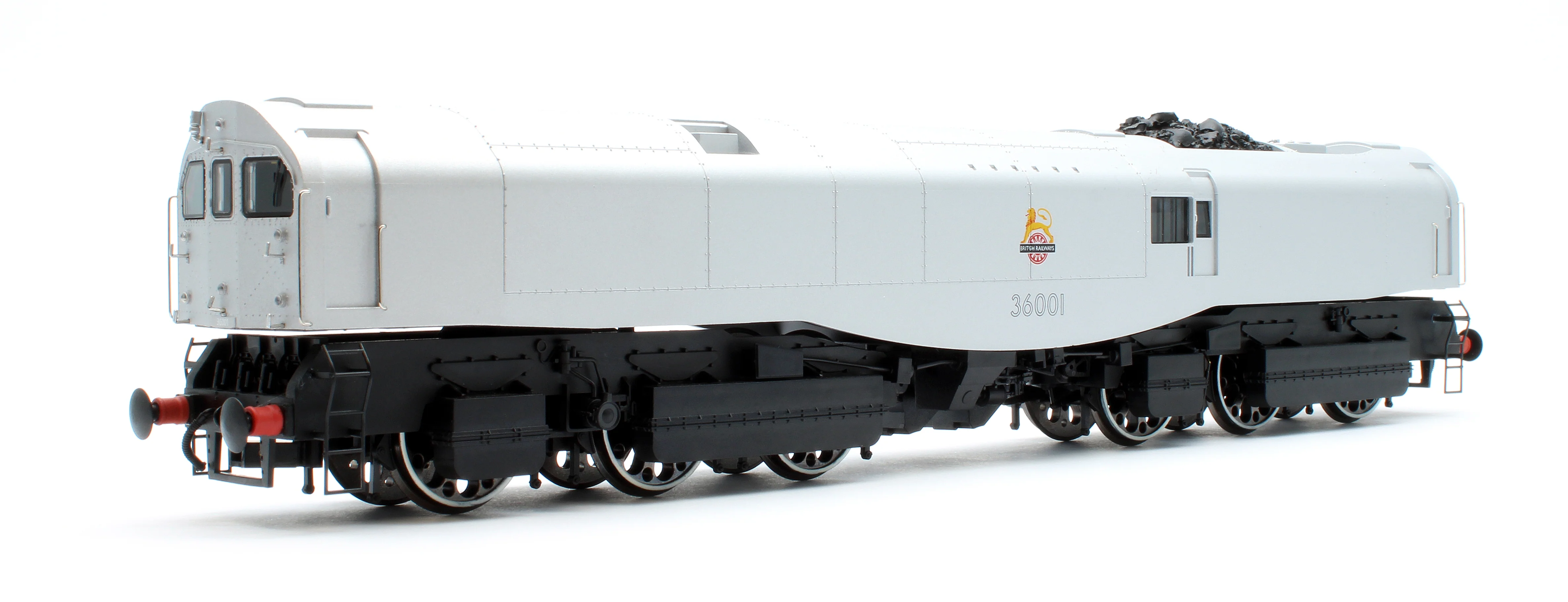 LEAD-OO-F-P-CREST SR Bulleid "The Leader" Prototype Grey (Early Crest) 0-6-6-0 Articulated Steam Locomotive - DCC Fitted