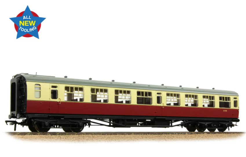 34-825 SR Bulleid Third Open 15" Vents BR Crimson & Cream No.S1478
