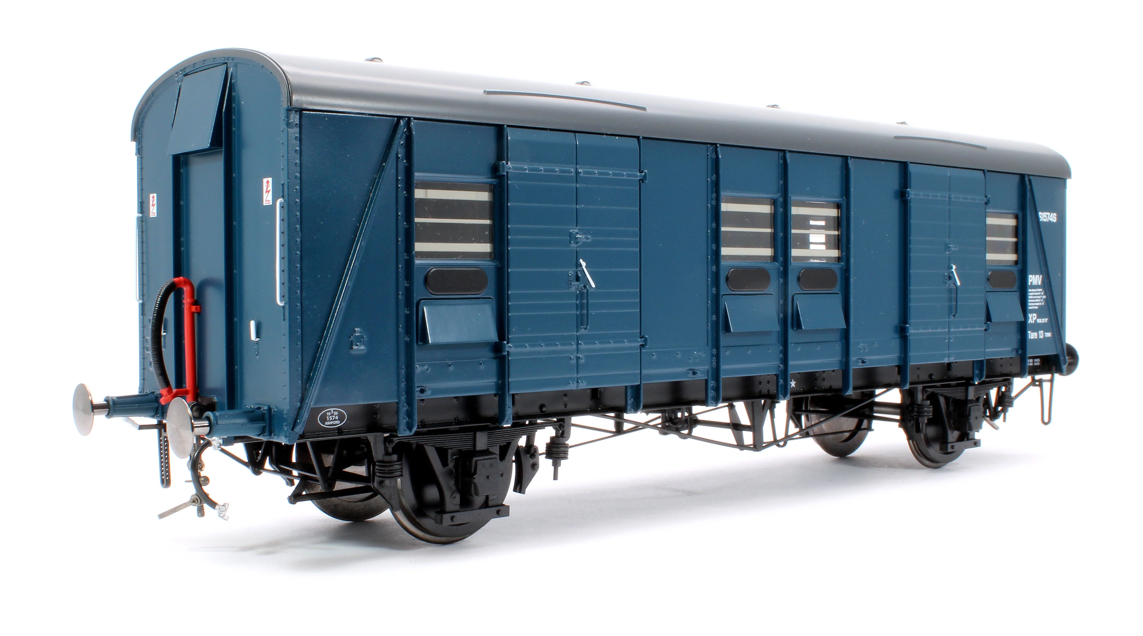 9153 SR Parcels & Miscellaneous Van (PMV) S1574 BR Blue (plywood body) - Image 3