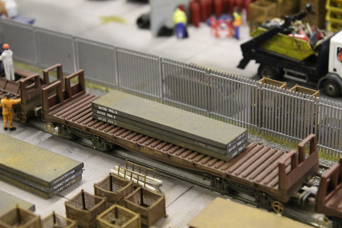 BSSS90203 Steel Slabs Weathered (x3) 90mm x 20mm