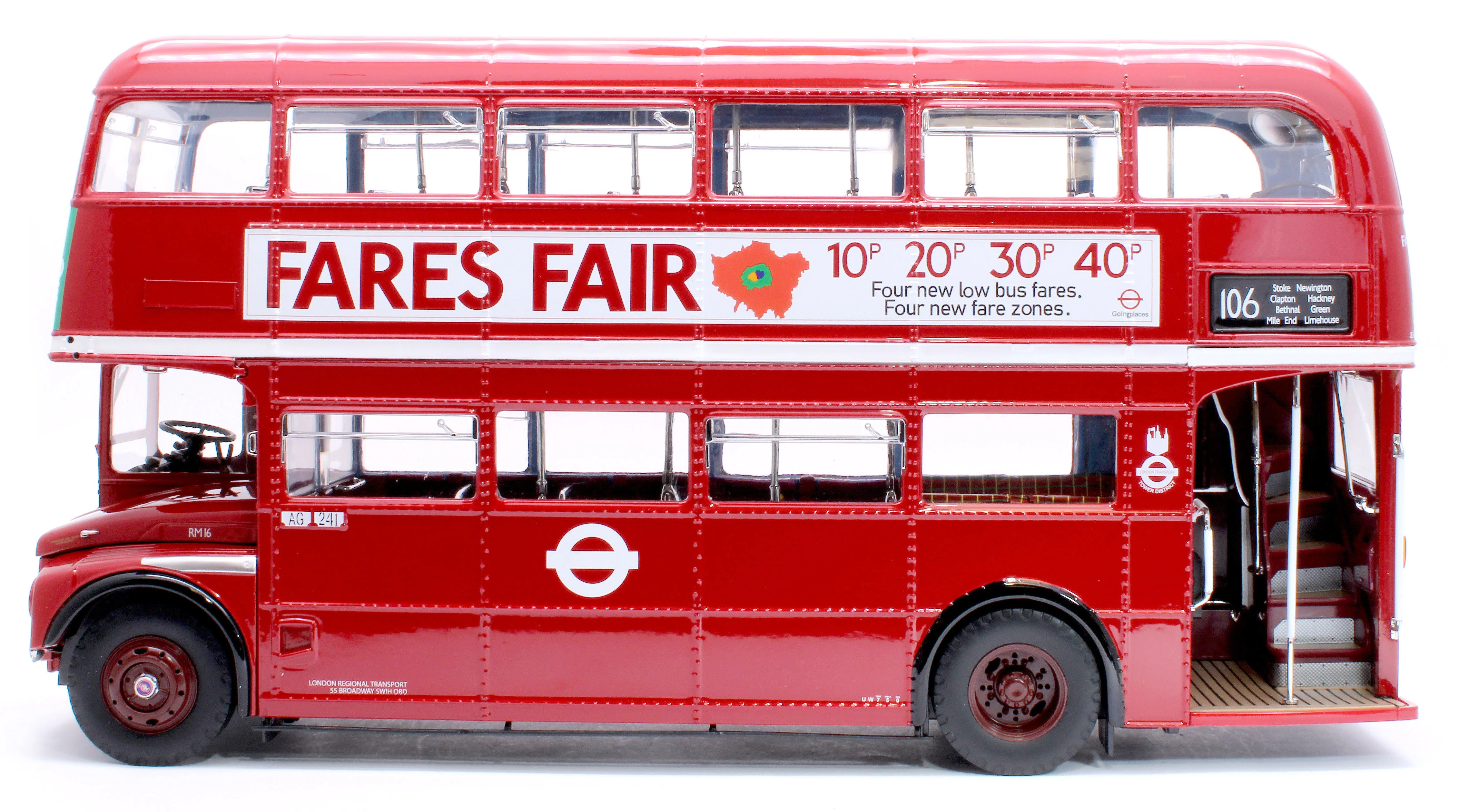 H2944 Routemaster Bus RM16 VLT 16 Red (Limited Edition 800pcs) - Image 2