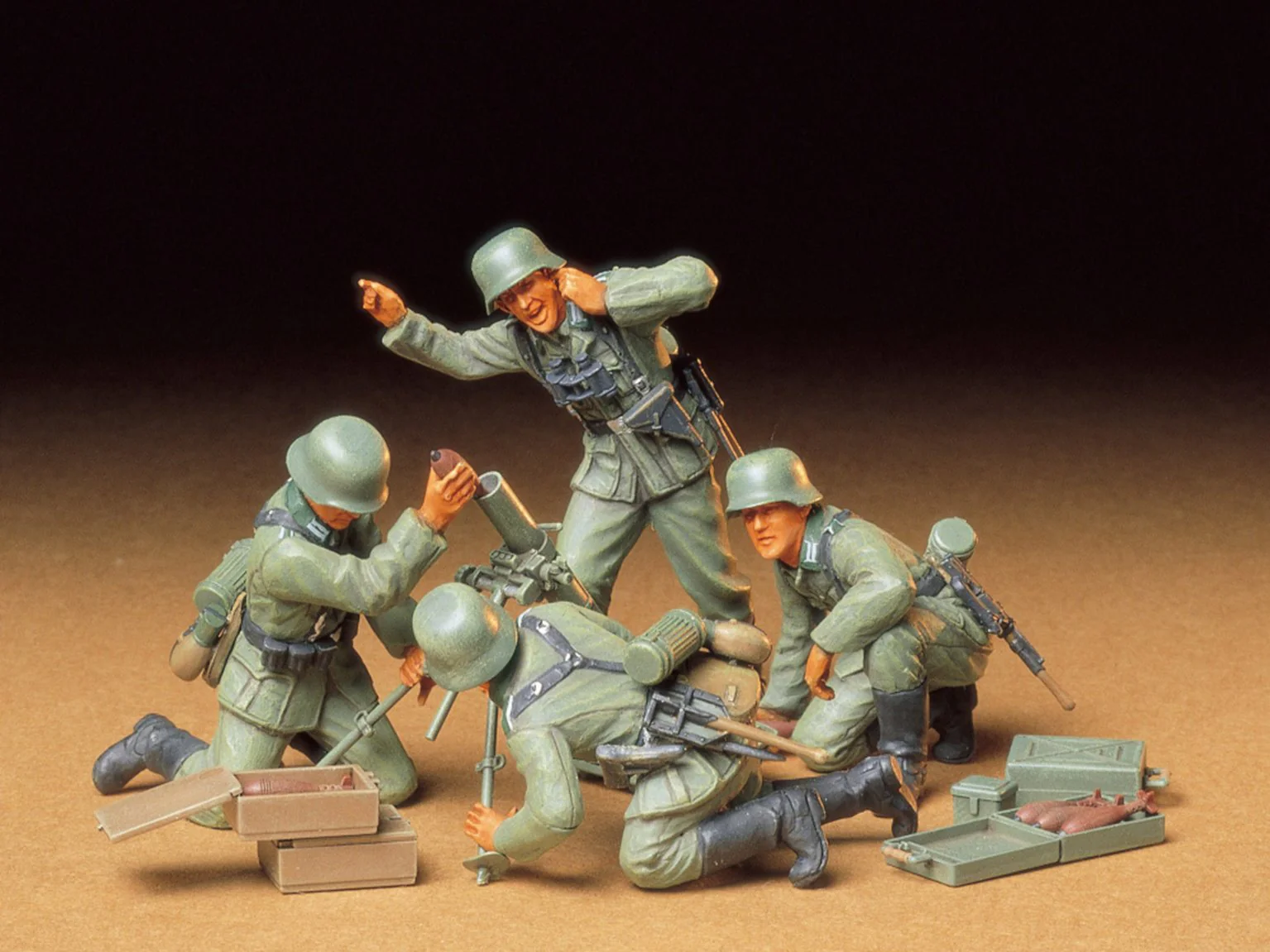 35193 1/35 Military Miniature Series no.193 German Infantry Mortar Team Kit