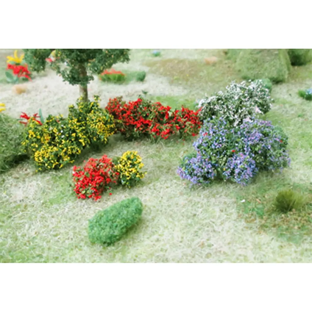 00674 - Flowering Bushes (14) 1/2 - 3/4" H