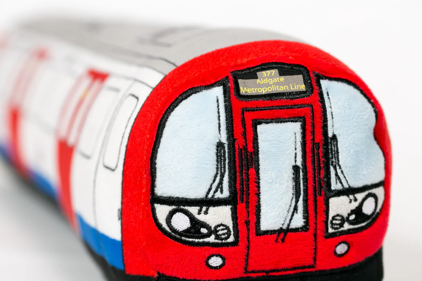 8392113 Small London Underground Tube Train Soft Toy - Image 4