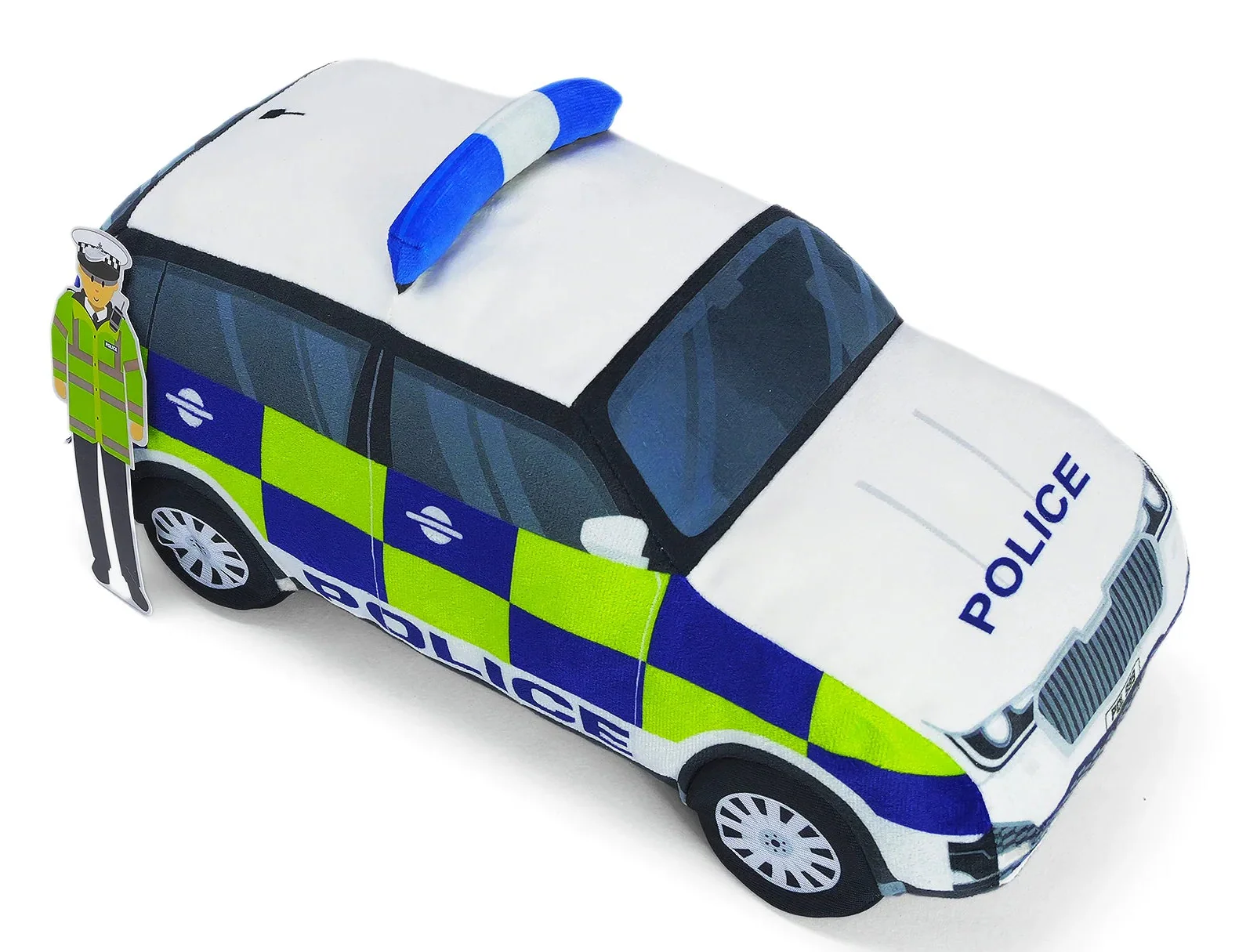 987161 Police Car Soft Toy - Image 3