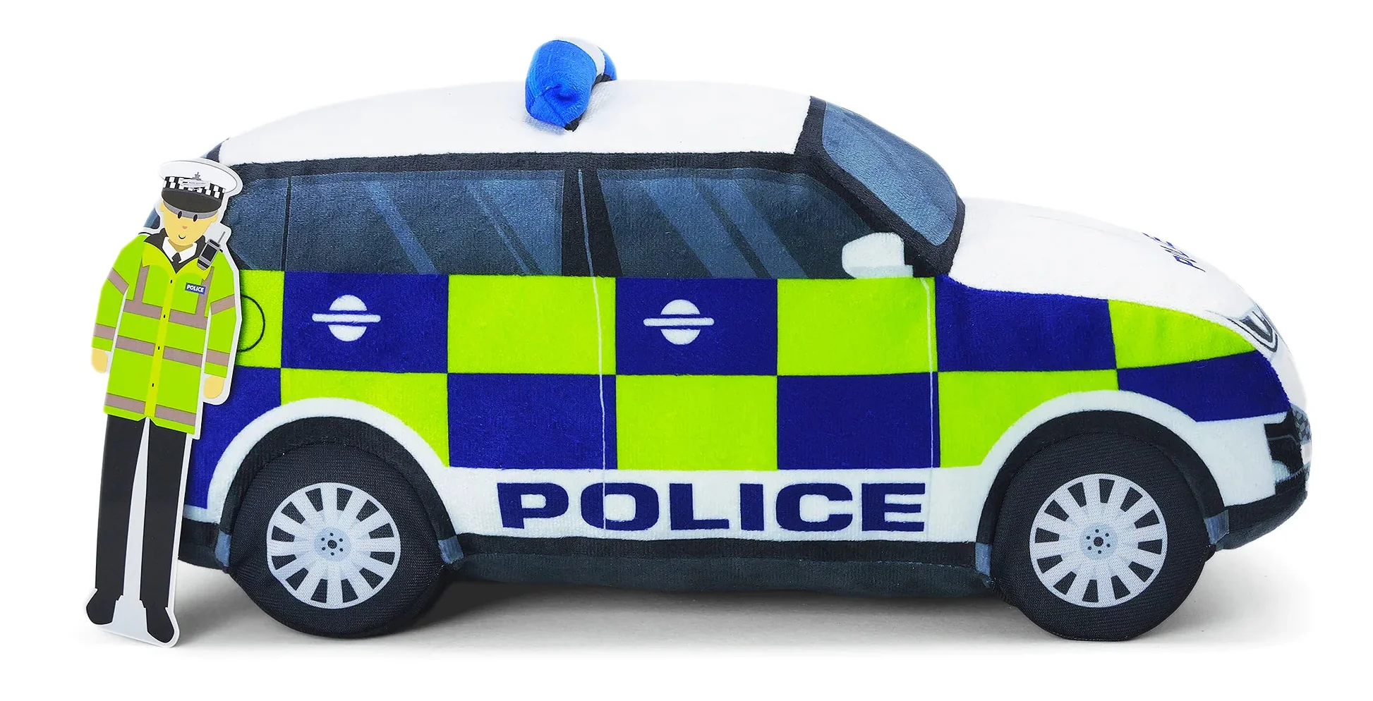 987161 Police Car Soft Toy - Image 4