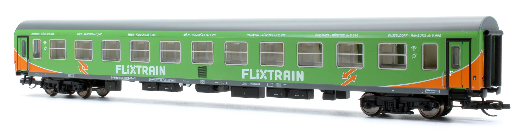 1066 Pre-Owned Set Of 3 Flixtrain Coaches - Image 5