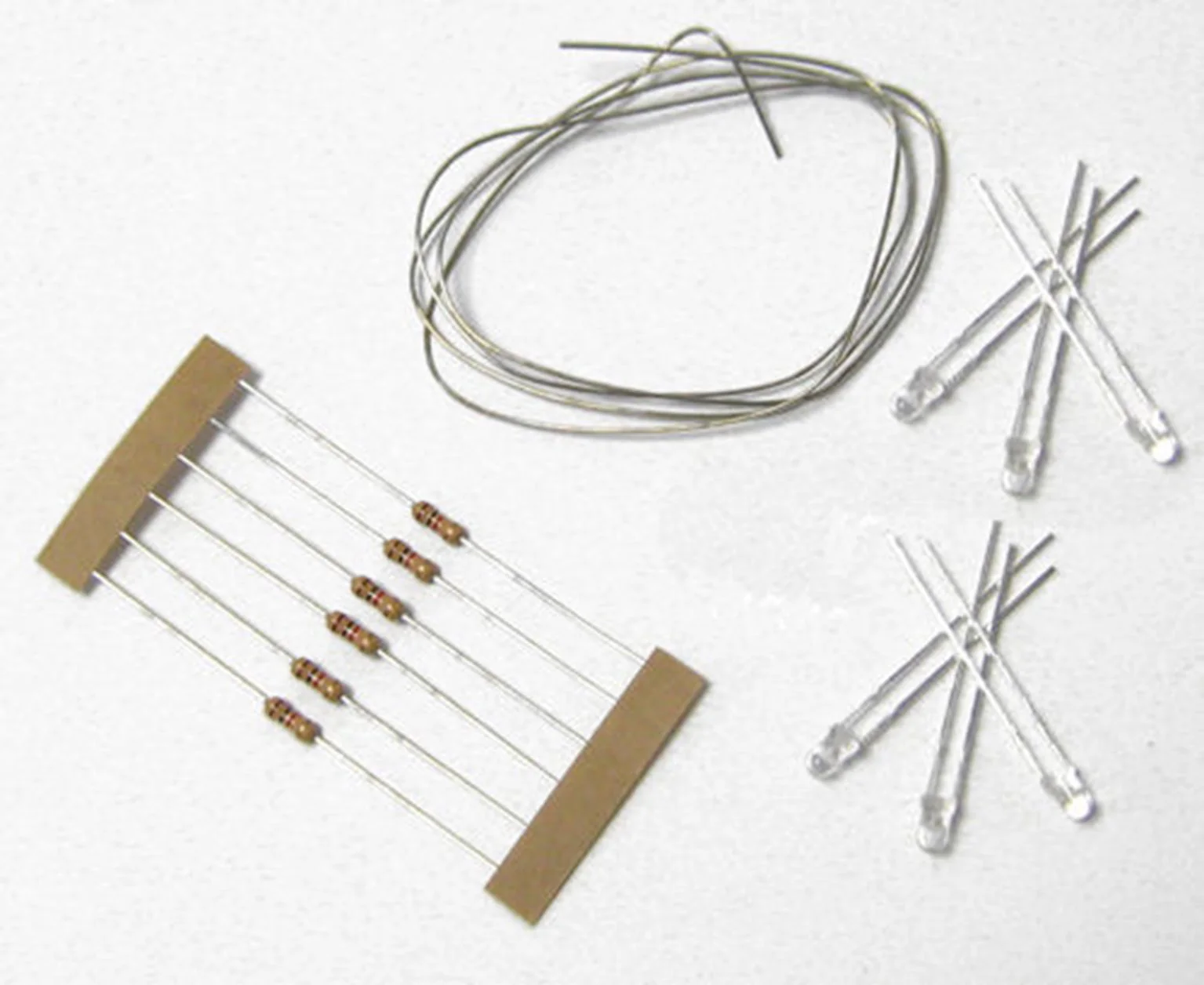 TTLED11 LED Pack Warm White (6) with Resistors & Tinned Wire