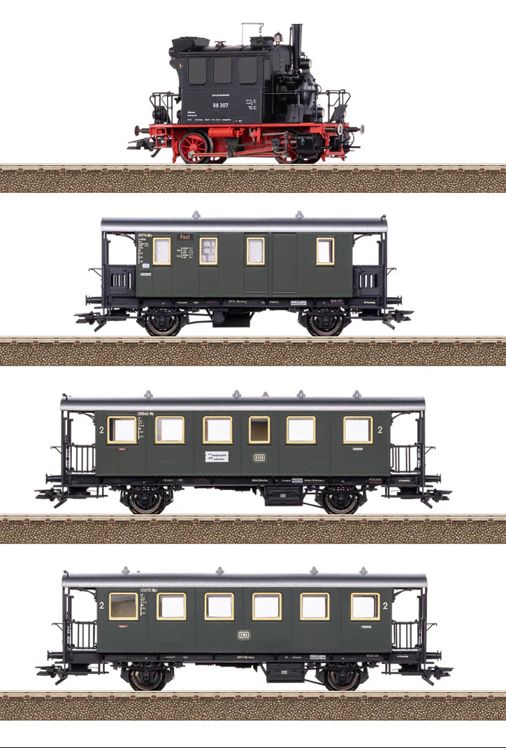 M21229 DB BR98.3 Spalter Bockl Steam Train Pack III - DCC Sound