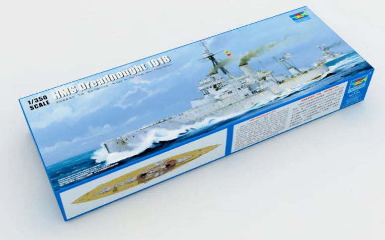 PKTM05330 HMS Dreadnought 1918 Model Kit - Image 2