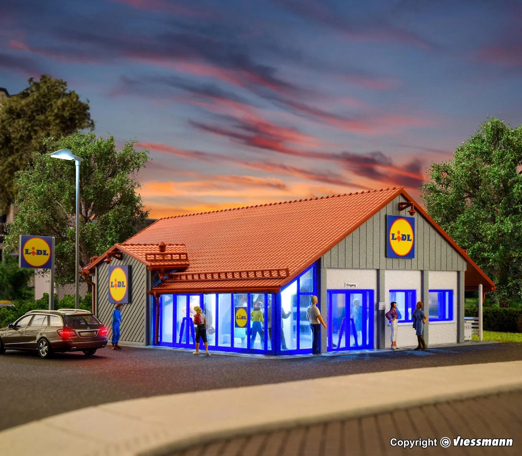 43662 LIDL Supermarket Building Kit