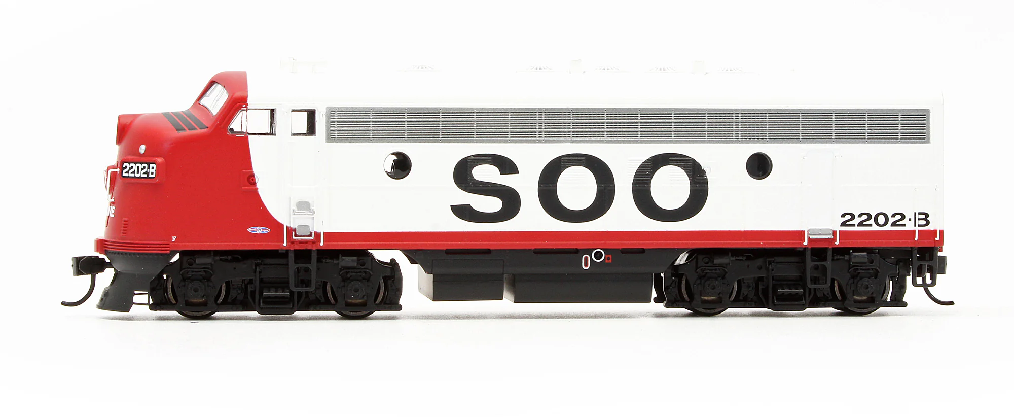 910-19982 Pre-Owned EMD F7A Diesel Locomotive SOO Line - Road #2202-B - DCC Sound - Image 4