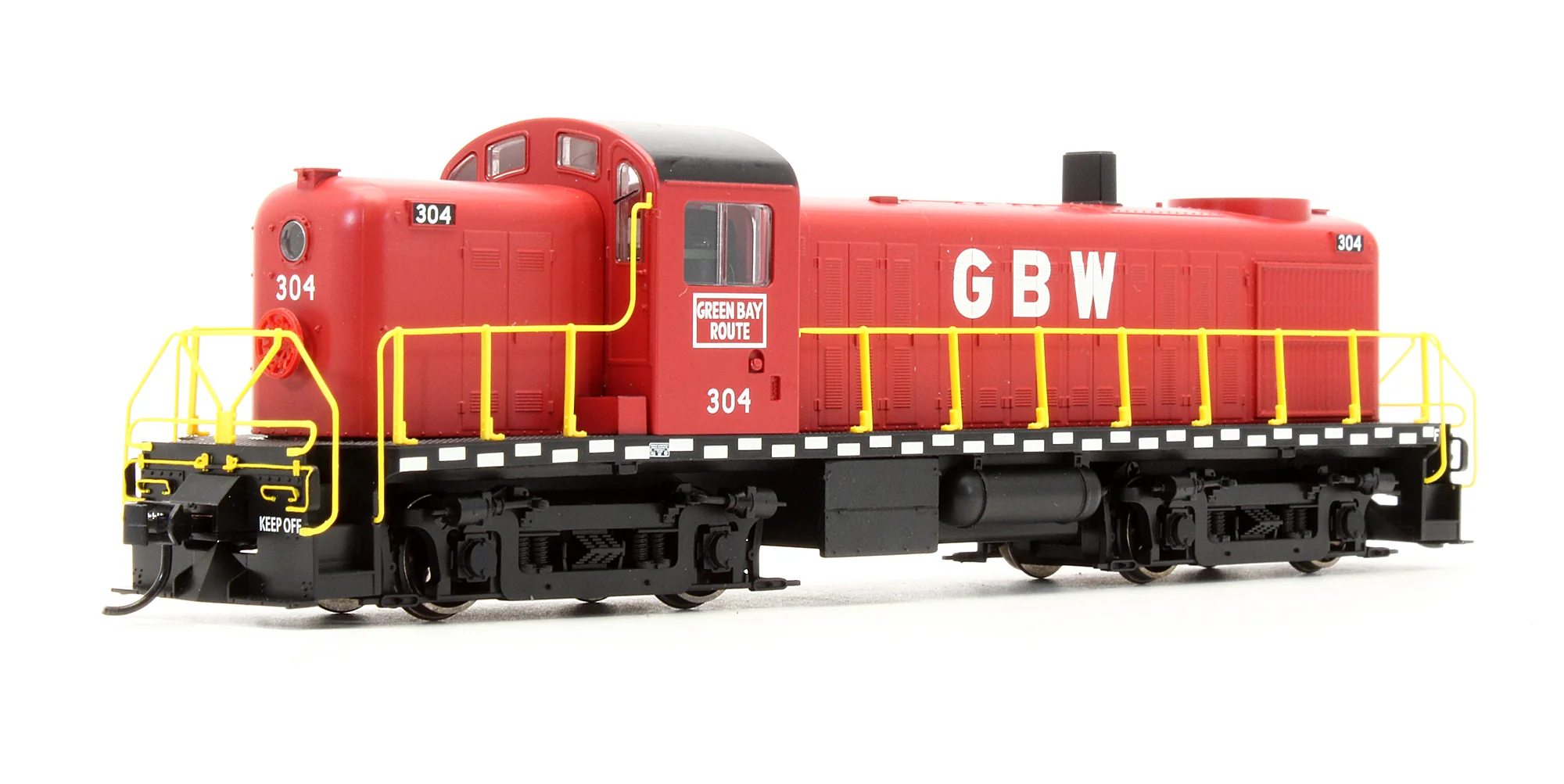 910-20708 Pre-Owned Alco RS2 Diesel Locomotive Green Bay & Western - Road #304 - DCC Sound - Image 2