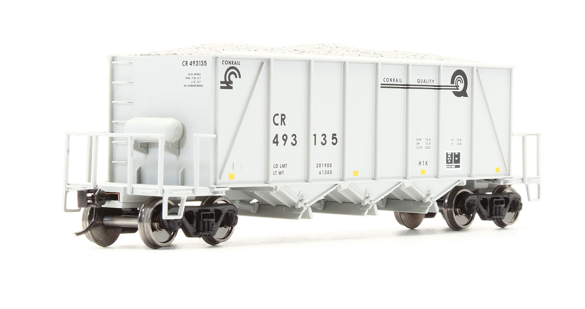 920-106031 Pre-Owned 40' Ortner 100-Ton Aggregate Hopper Conrail - Road #493135