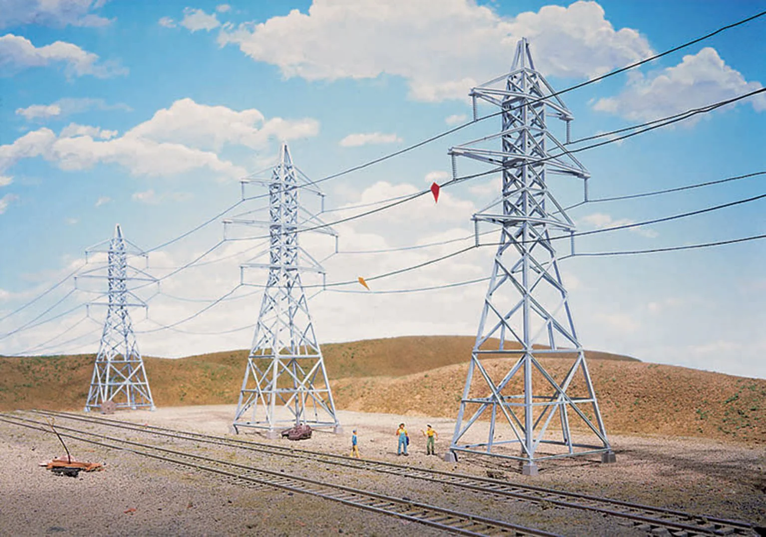 933-3121 High Voltage Transmission Towers (4) Kit