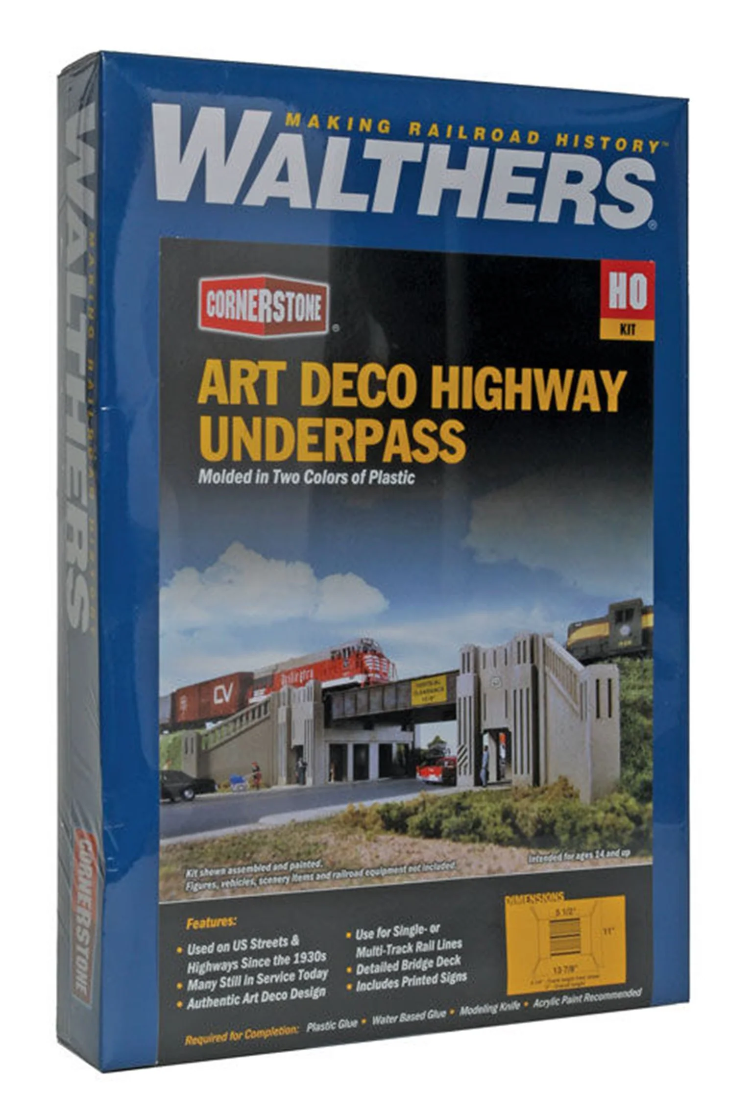 933-3800 Art Deco Highway Underpass Kit - Image 2