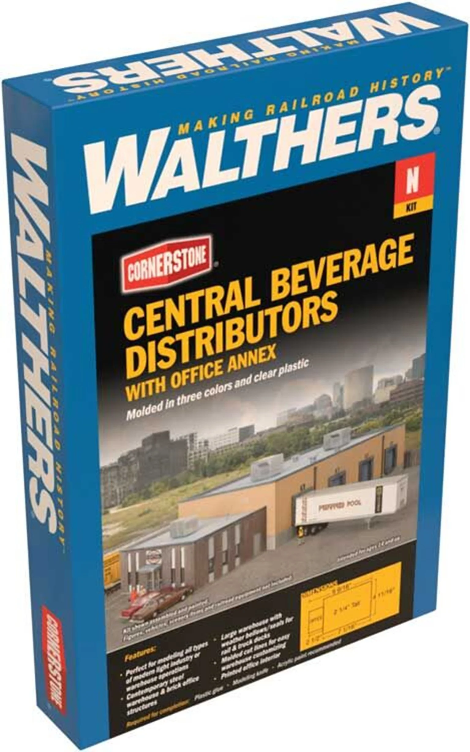 933-3861 Central Beverage Distributors With Office Annex Kit - Image 2