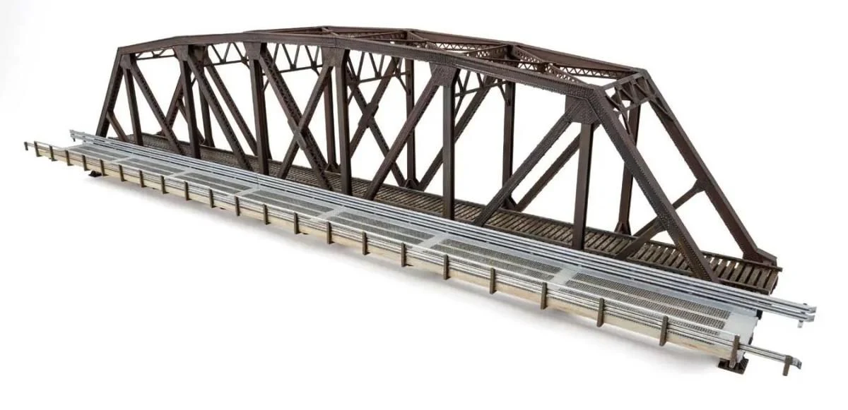 933-4523 Truss Railroad Bridge with Roadway Model Kit