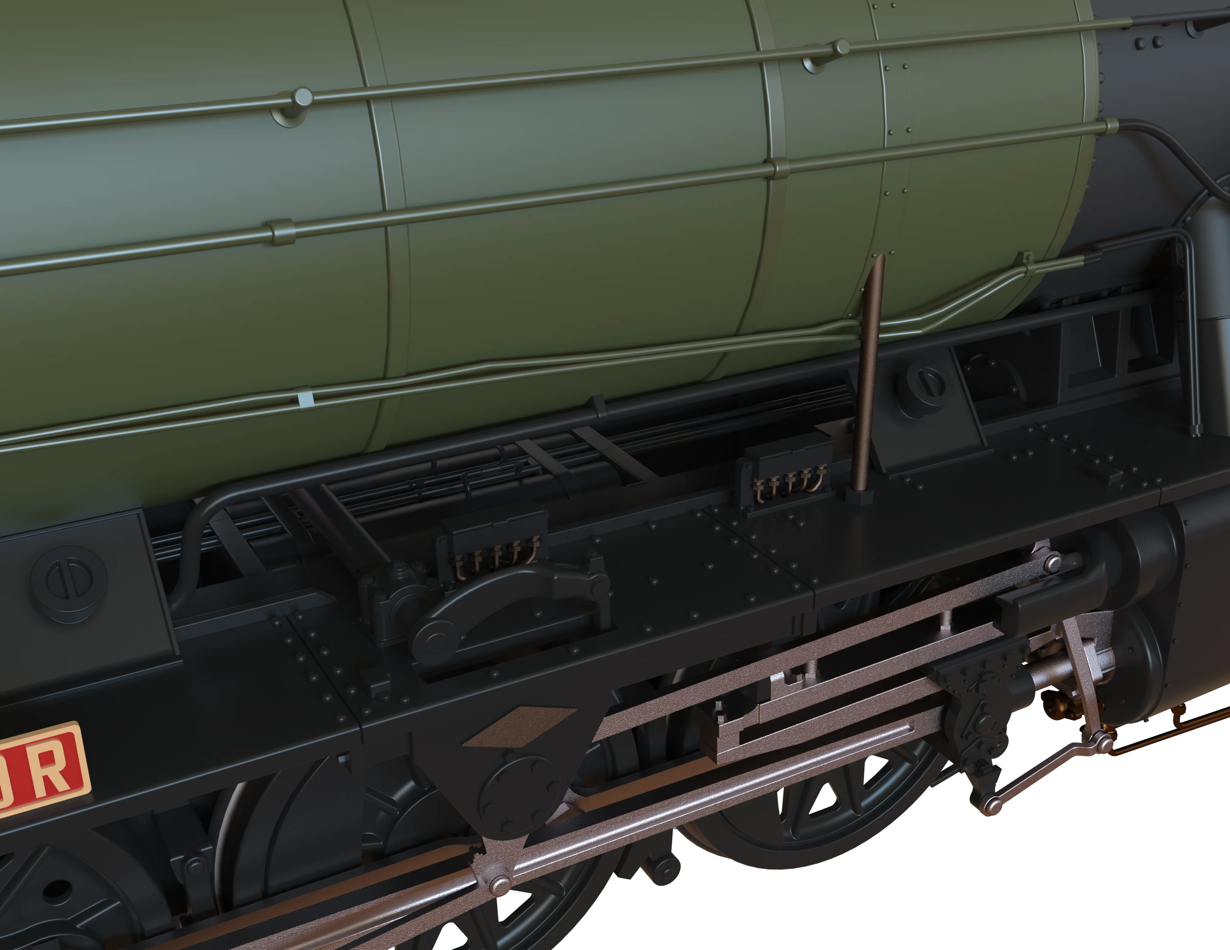 C1000Z WD Austerity 2-10-0 'Longmoor' War Department Green No.73755 Steam Locomotive - Image 12