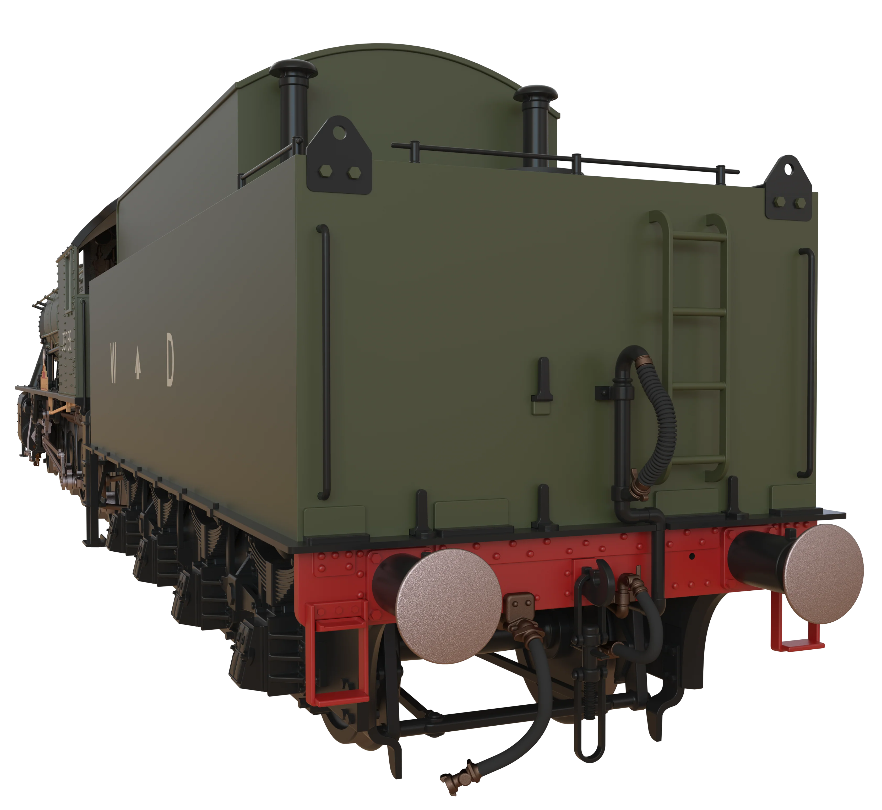 C1000Z WD Austerity 2-10-0 'Longmoor' War Department Green No.73755 Steam Locomotive - Image 14