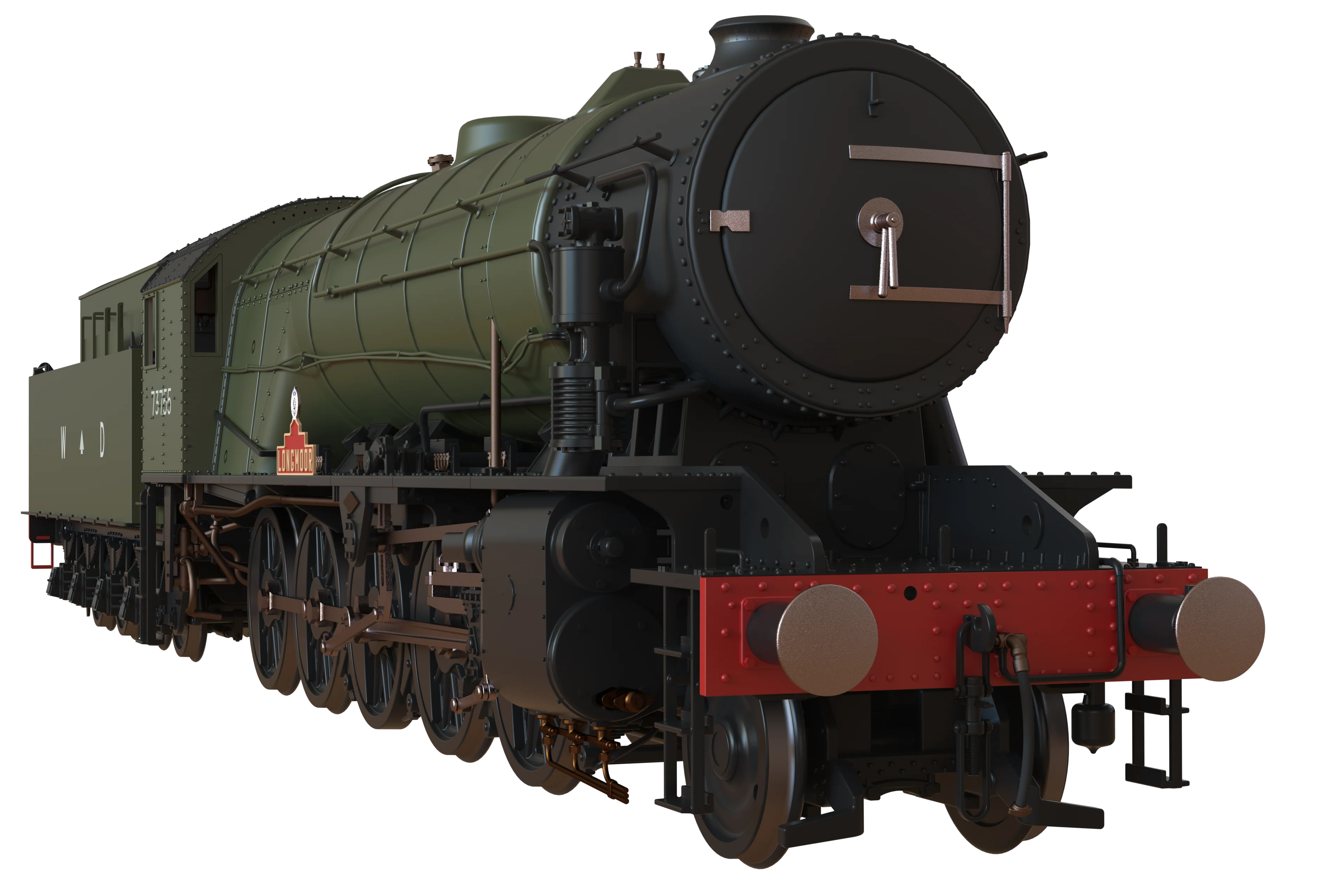 C1000Z WD Austerity 2-10-0 'Longmoor' War Department Green No.73755 Steam Locomotive - Image 5