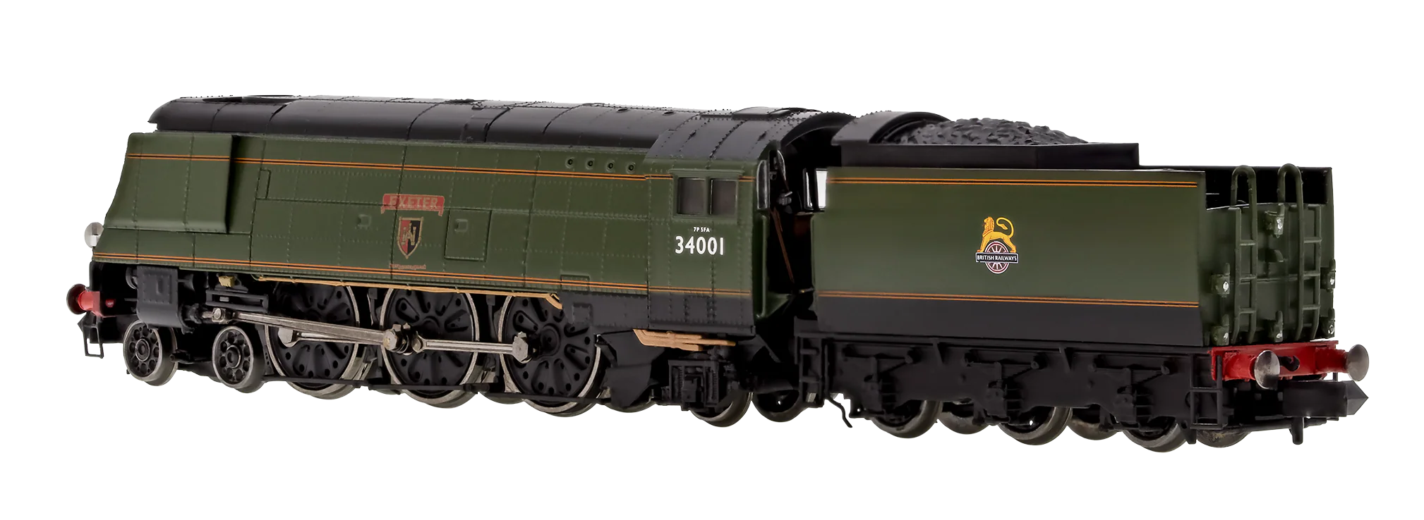 2S-034-006D West Country ‘Exeter’ 34001 BR Green Early Crest - DCC Fitted - Image 3