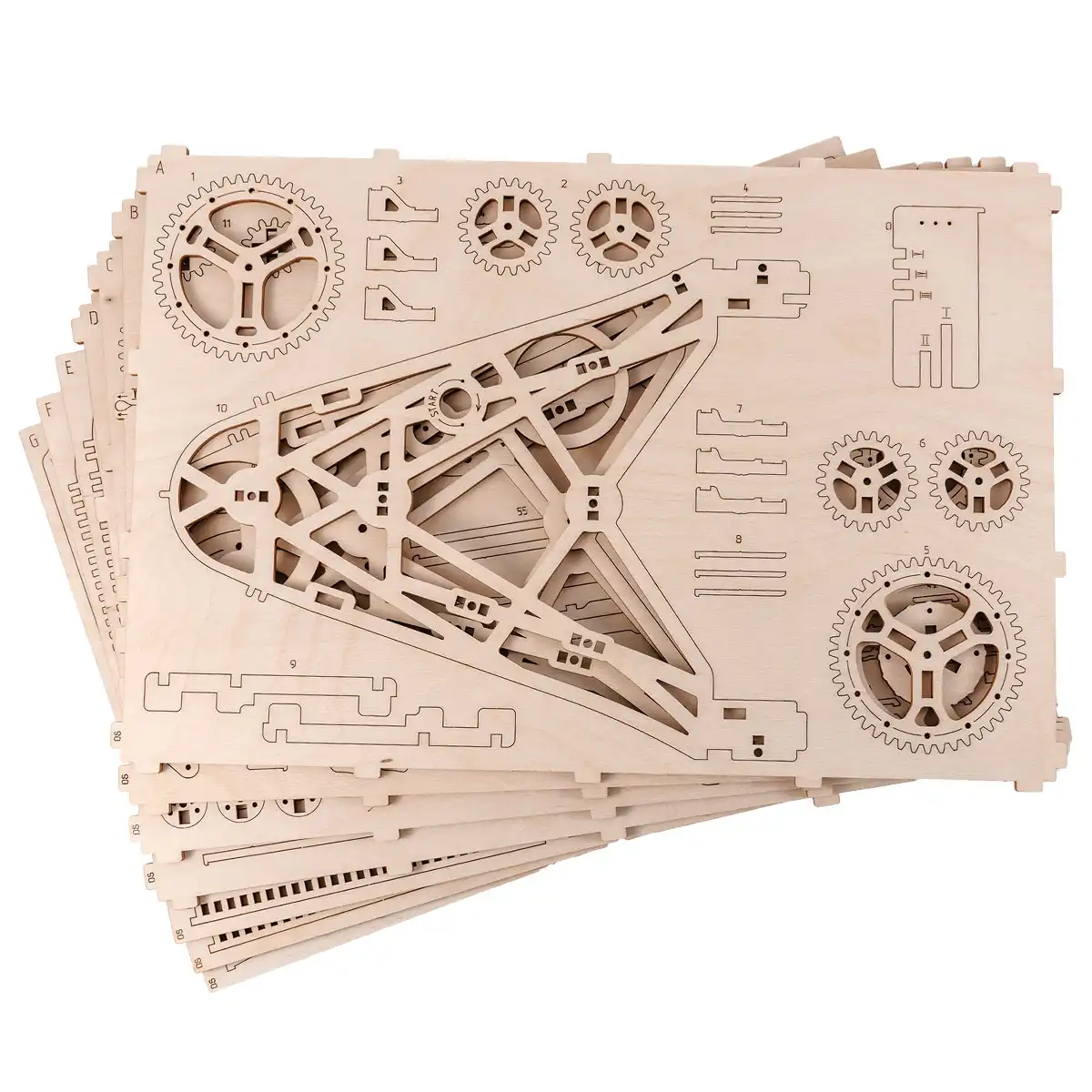 WR307 3D Wooden Puzzle – Windmill - Image 3