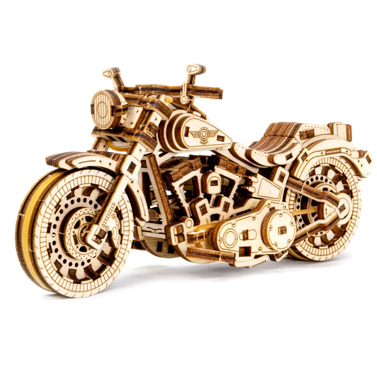 WR342 3D Wooden Motorbike Puzzle – Cruiser V-Twin - Image 2
